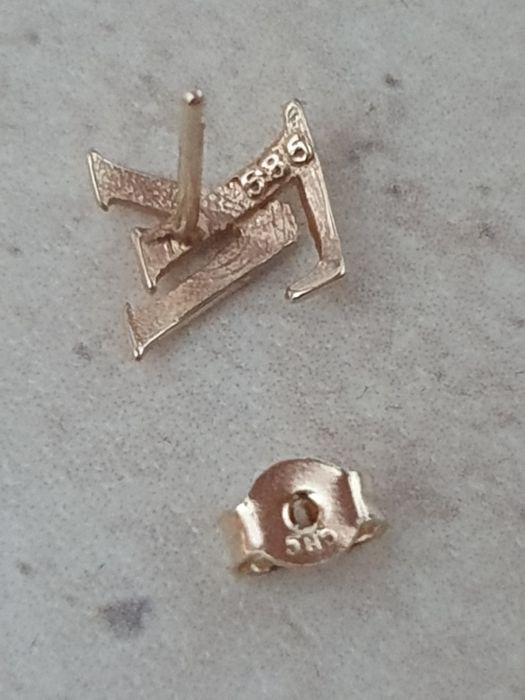 14к.златна гривна и обеци