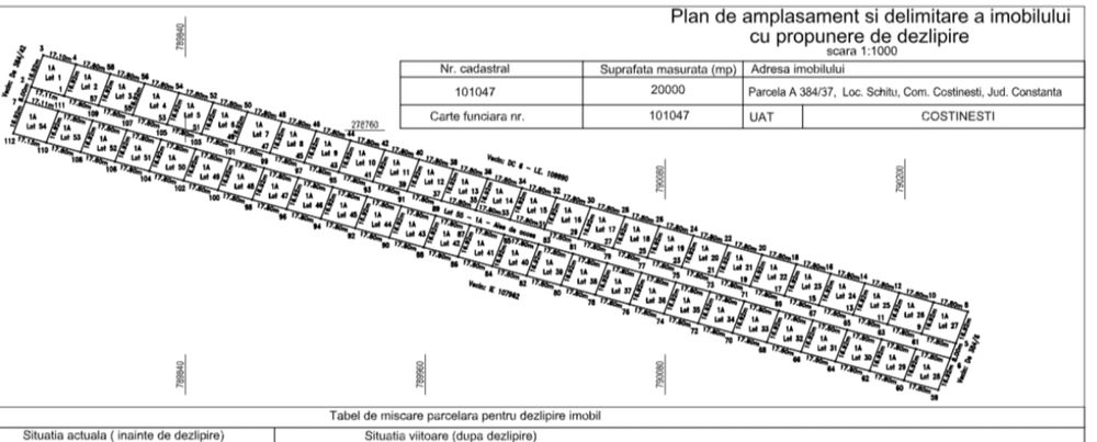 Vand teren Costinesti ( deschidere la Sosea)