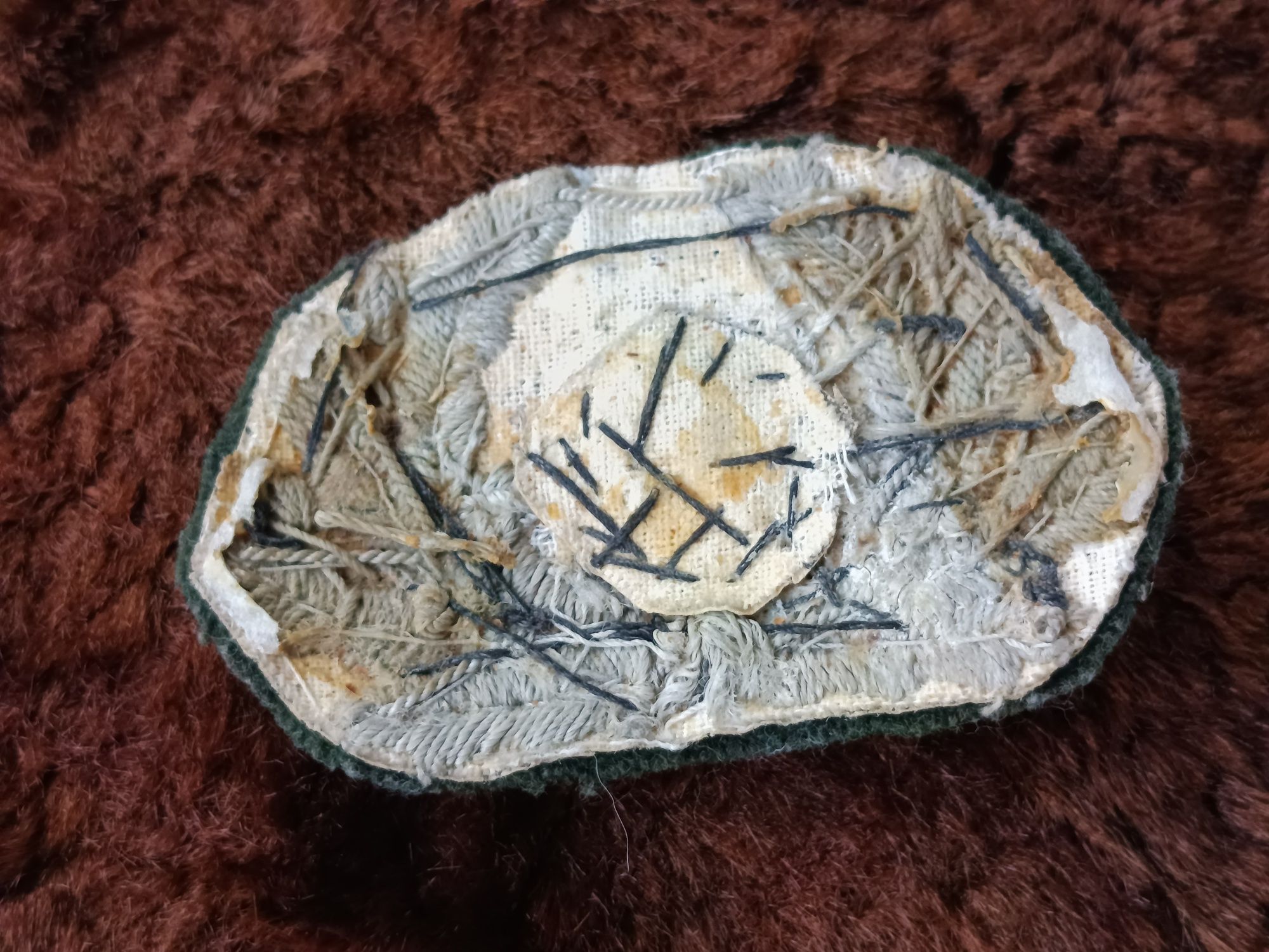 Emblema cascheta ofițer german/ Herr /Wehrmacht WW2