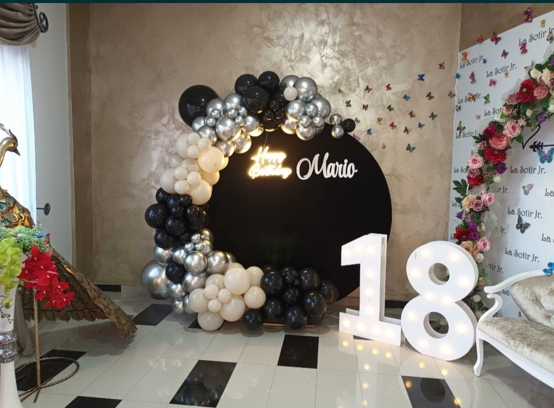 Arcadă baloane / Cifre volumetrice 18