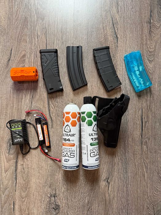 Airsoft Реплики HK 416 и Glock 17 FA