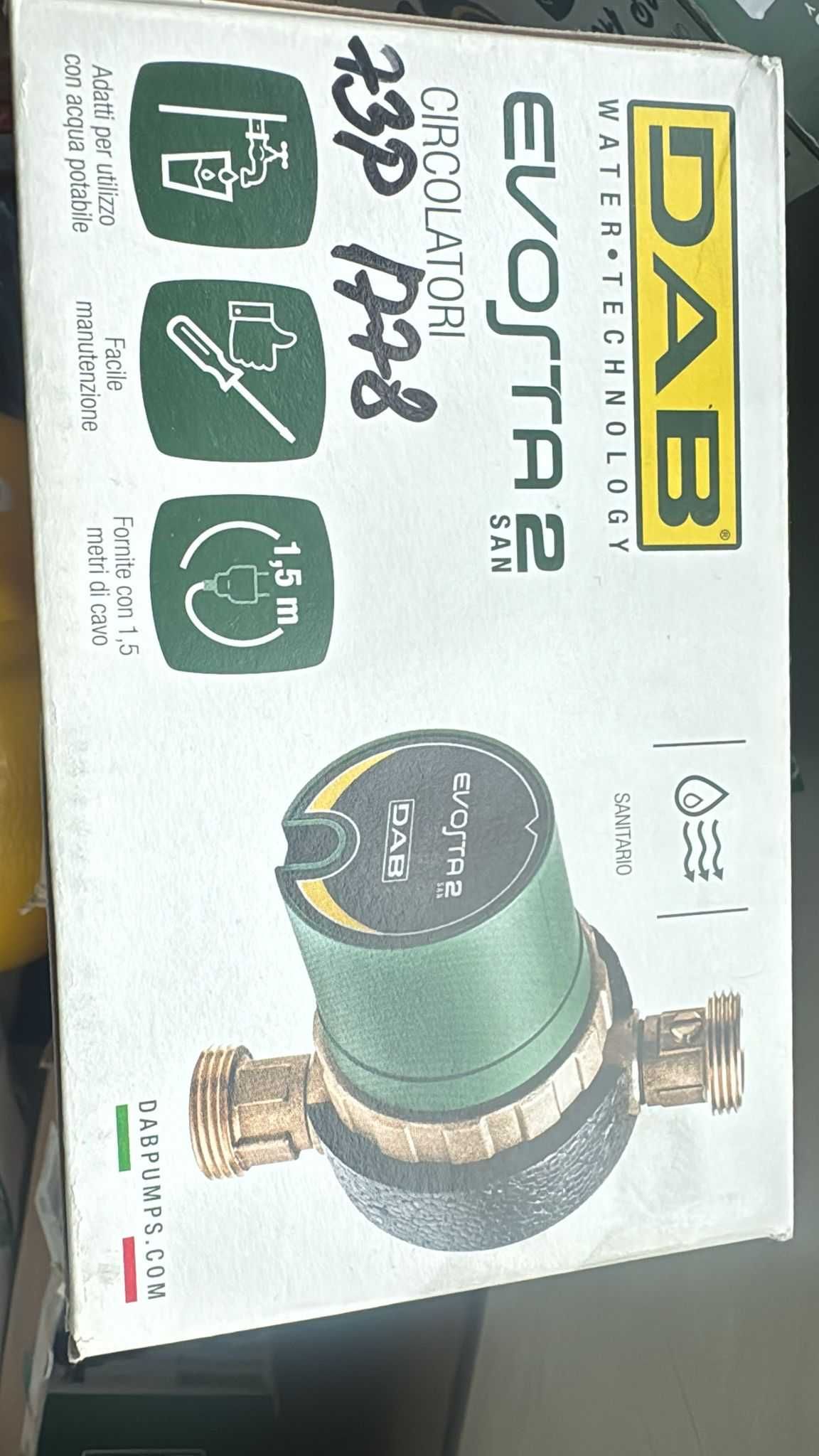 Pompa circulatie, DAB EVOSTA2 SAN, V 11/139