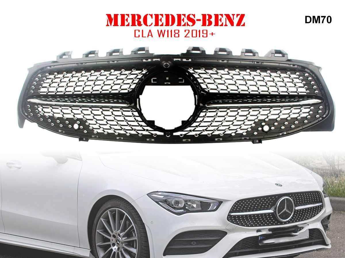 Grila Frontala Diamond AMG Sport Neagra  Mercedes CLA W118 2019+