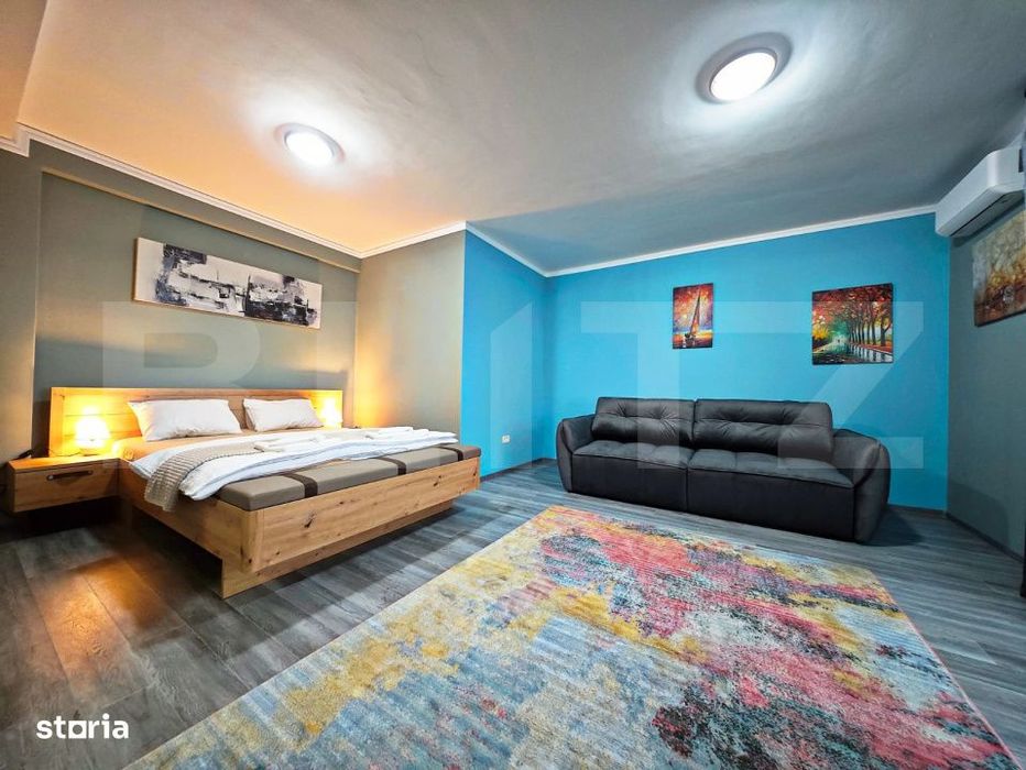Oportunitate unica – Studio open space 44 mp + balcon – Cordau, Ba
