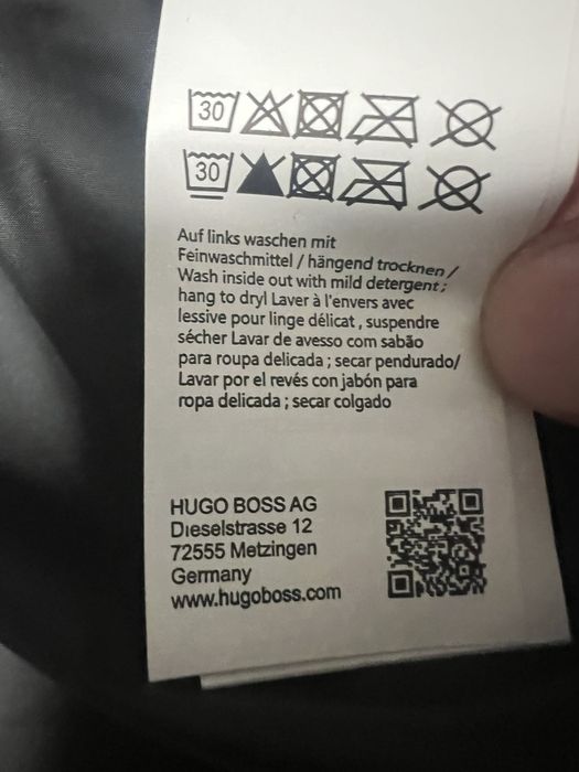Мъжко зимно яке Hugo пух XXXL