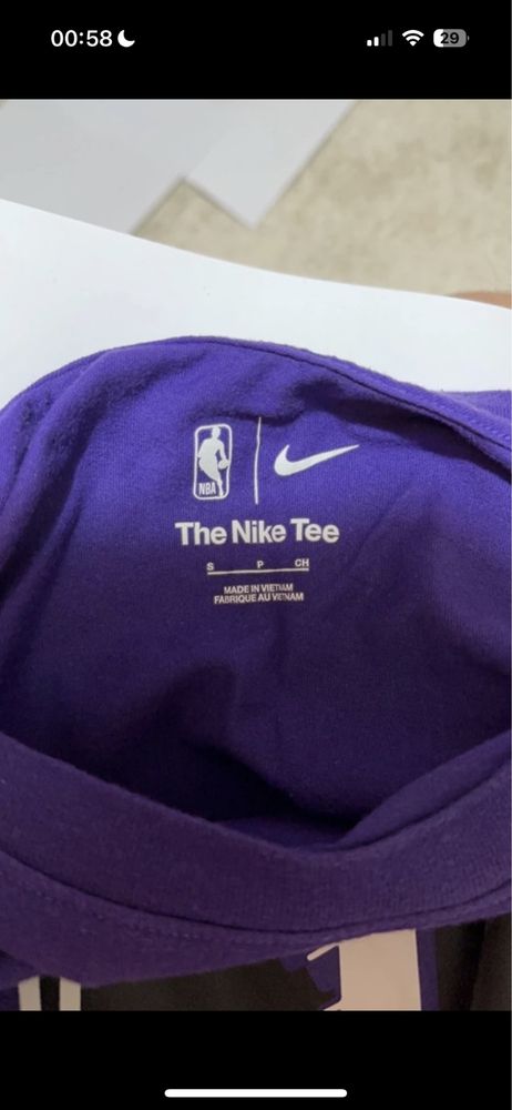 Nike Tee Purple L.A