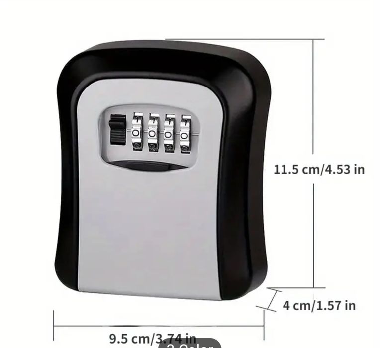 Nou Lockbox cu cod de 4 cifre ideal pentru airbnb si booking