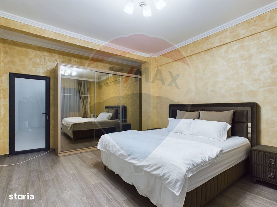 Apartament central, 3 camere, 2 bai, –renovat complet, modern