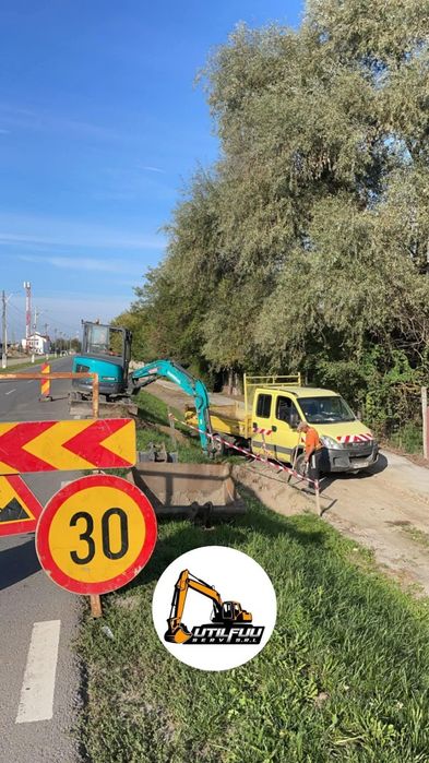 Închirieri utilaje cu operator – miniexcavator, buldoexcavator, bascul