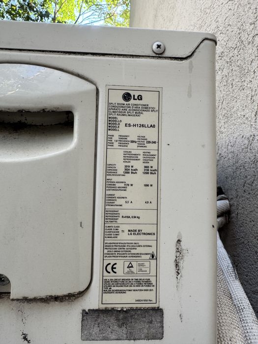 Aer conditionat LG 1200 foarte puternic