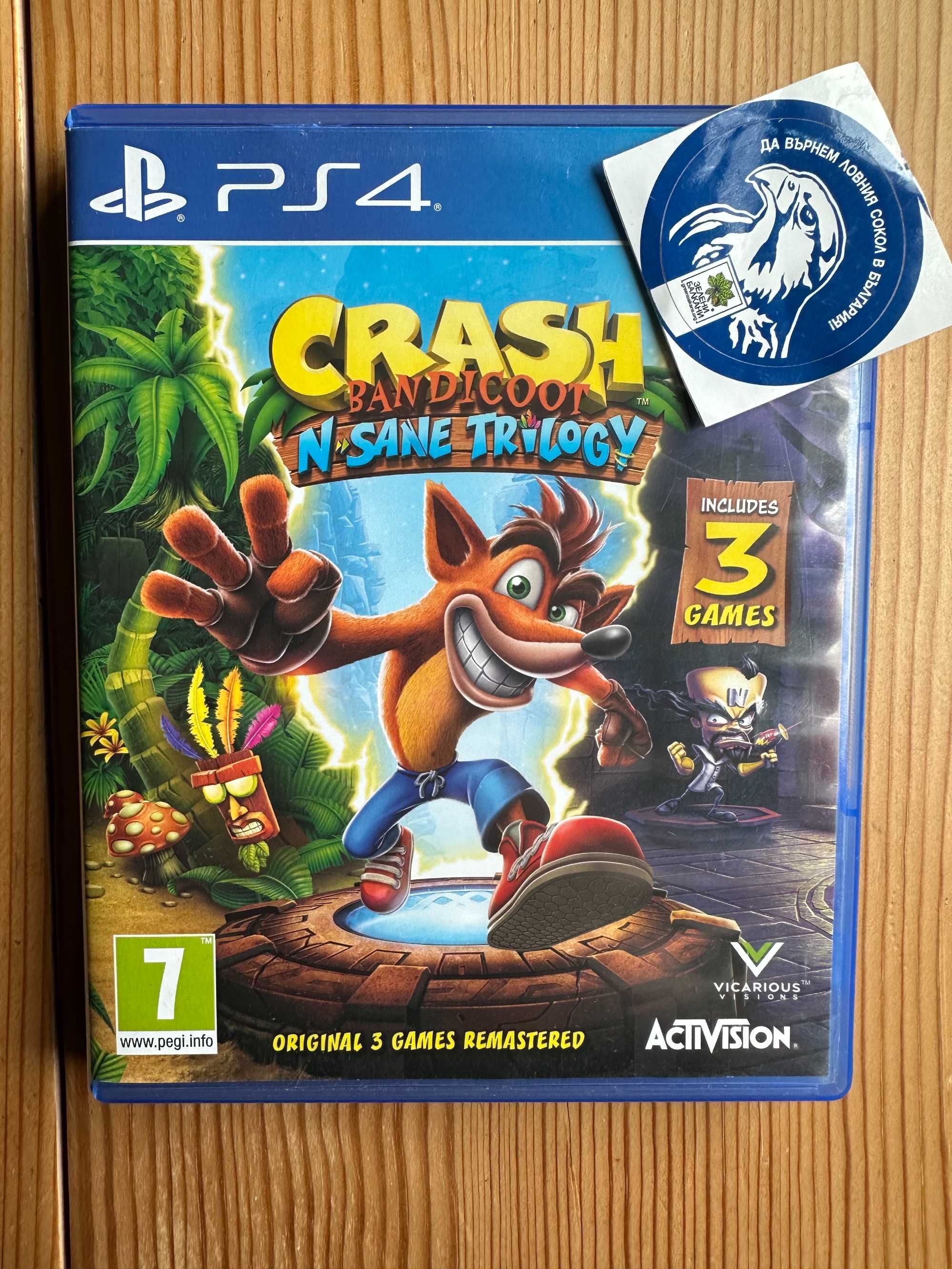 Crash Bandicoot N. Sane Trilogy PlayStation 4 PS4 PlayStation 5 PS5