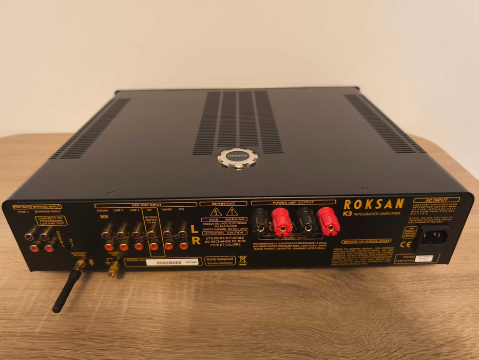 Amplificator intregrat Roksan K3 cu bluetooth si Roksan K3 CD player