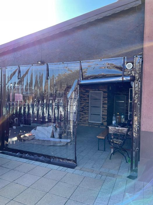 Terase și foișoare cu folie transparenta