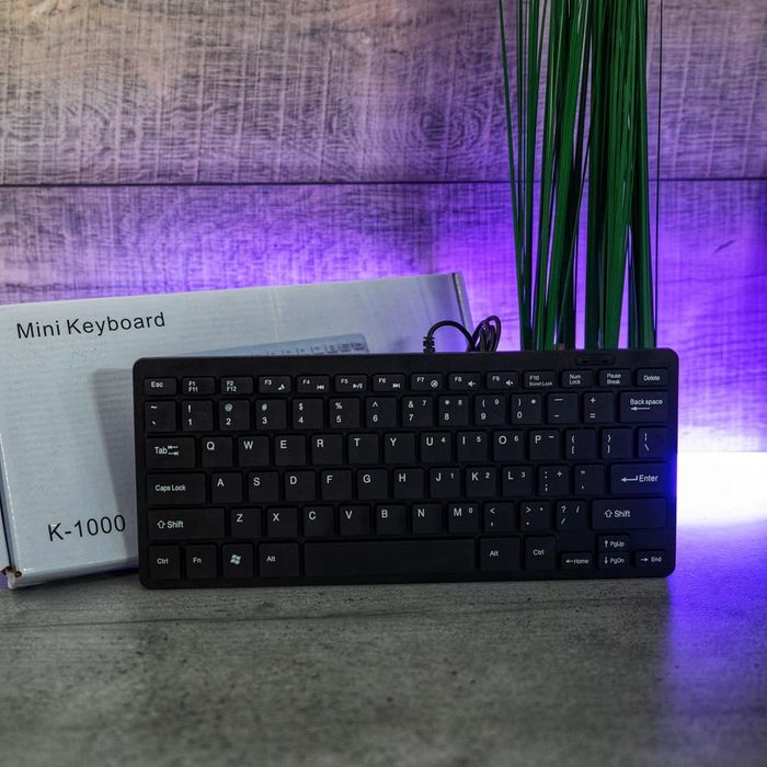 Жична USB мини клавиатура