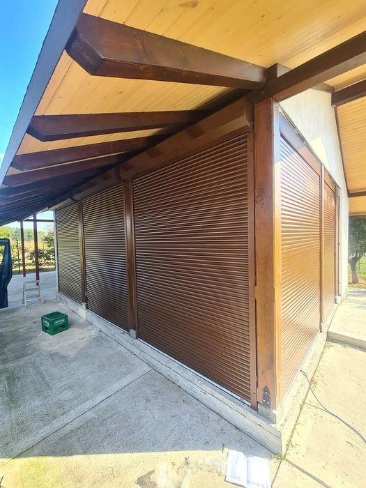 Usi garaj aluminiu tip rulou