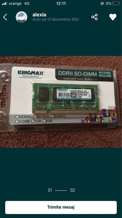 Memorie pt calculator PC
