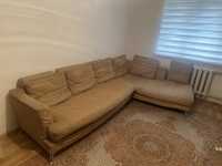 Продам угловой диван в среднем состоянии  практически даром.