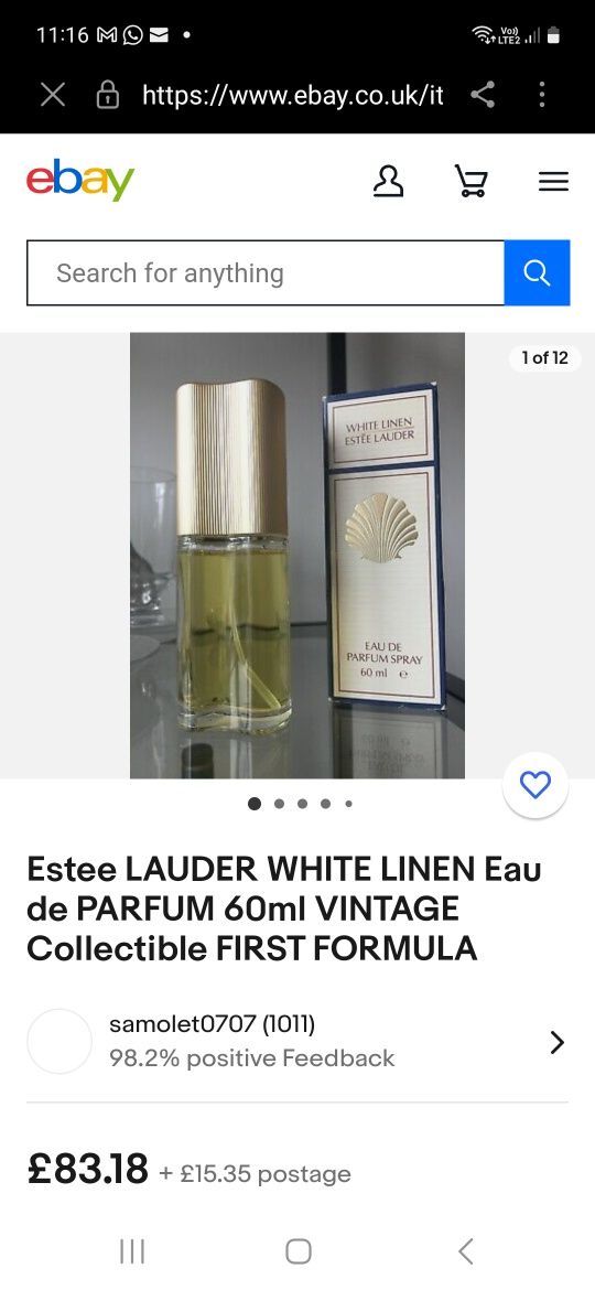 Parfum vintage Estee Lauder