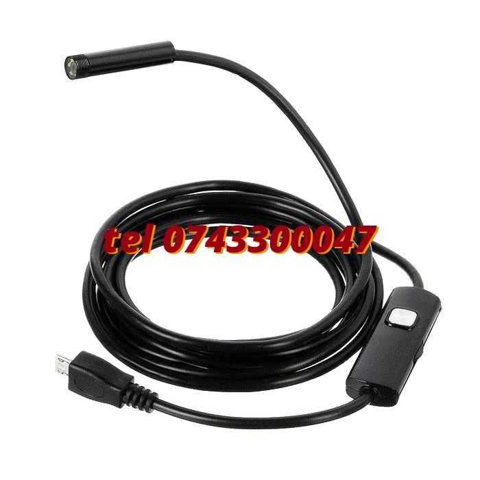 Camera Endoscop Inspectie Android  Usb 6 Led Ir Subacvatica Hd72