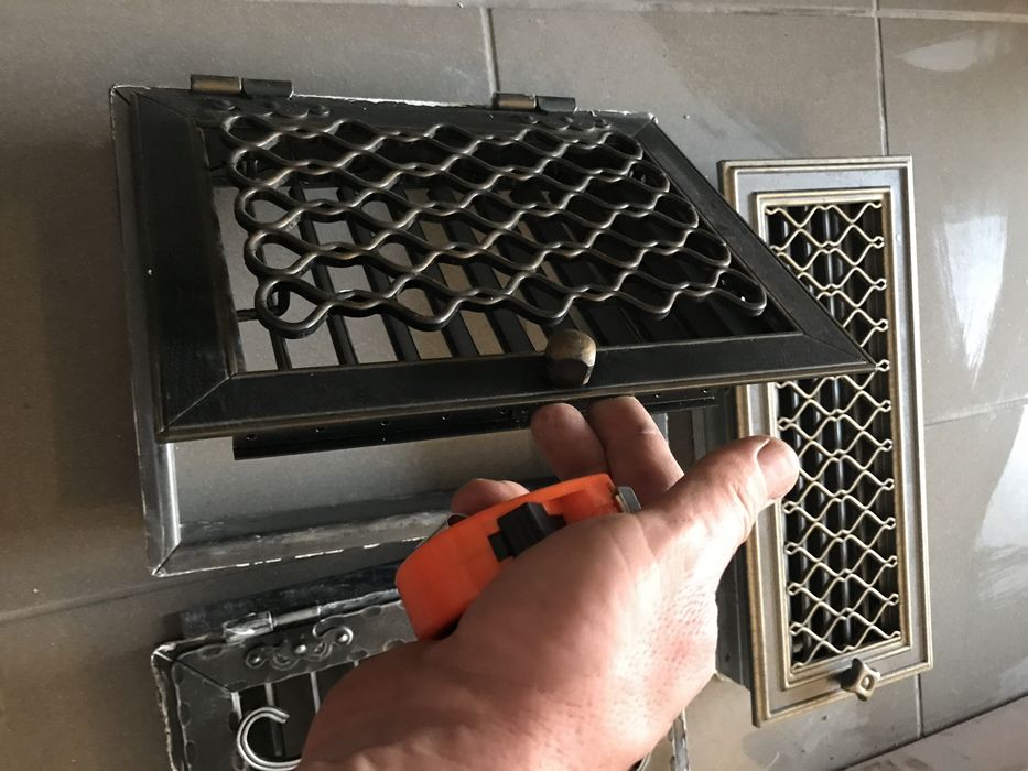 Grila ventilatie focar semineu multe modele soba lemne