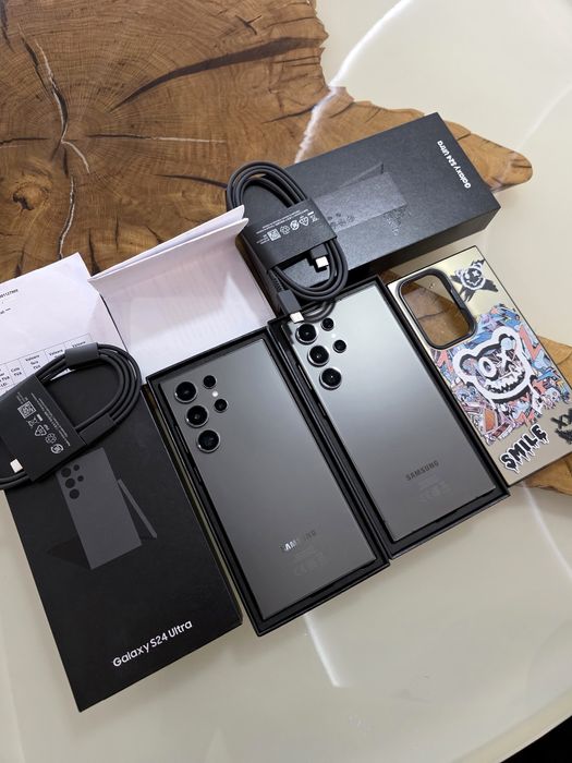 Samsung S24 Ultra DS 512gb 12gb RAM, Titanium Black în garanție, 10/10