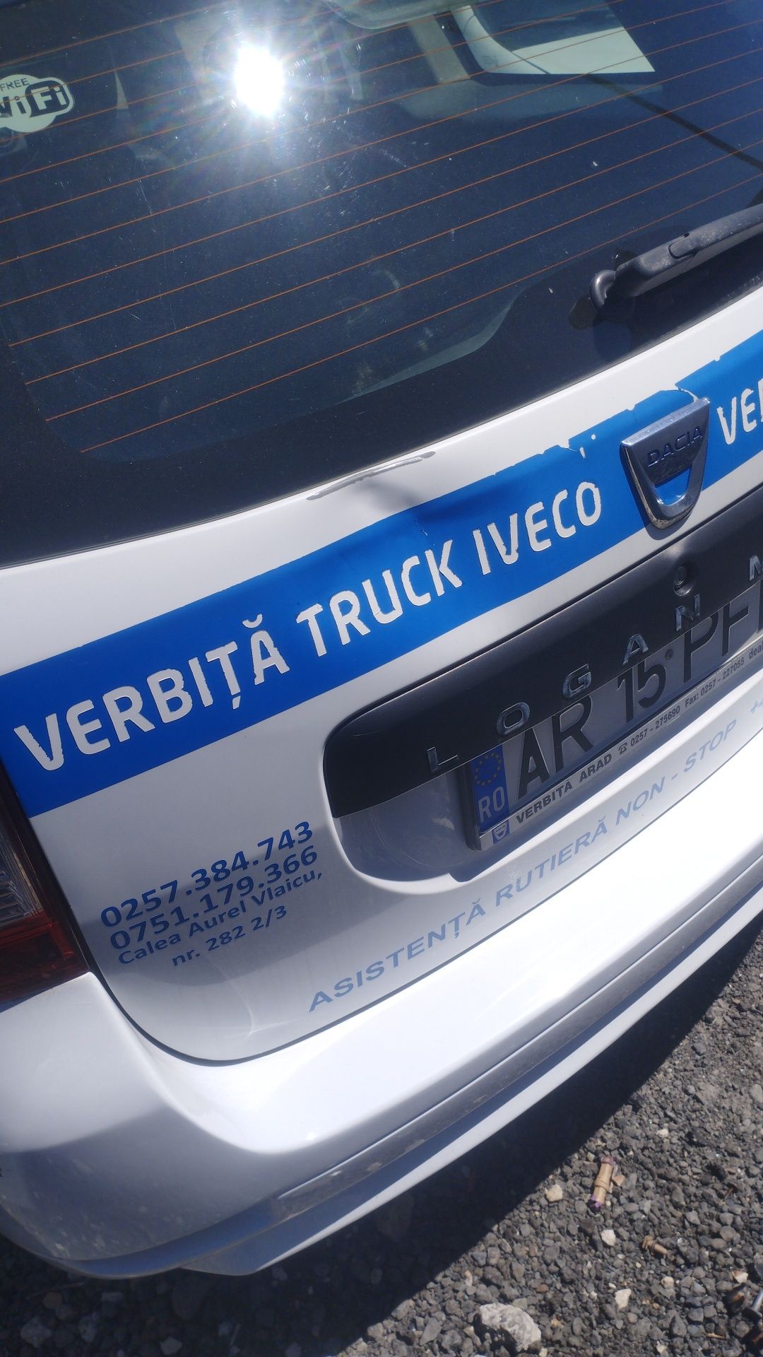 Haion luneta bara stop Dacia Logan 2 MCV