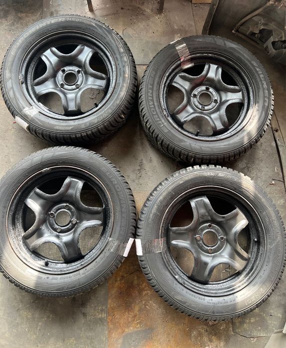Jante tabla dacia renault 4x100 cauciucuri de iarna 205 55 16 dot 2021