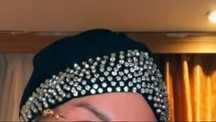 Turban dama import Italia/strass