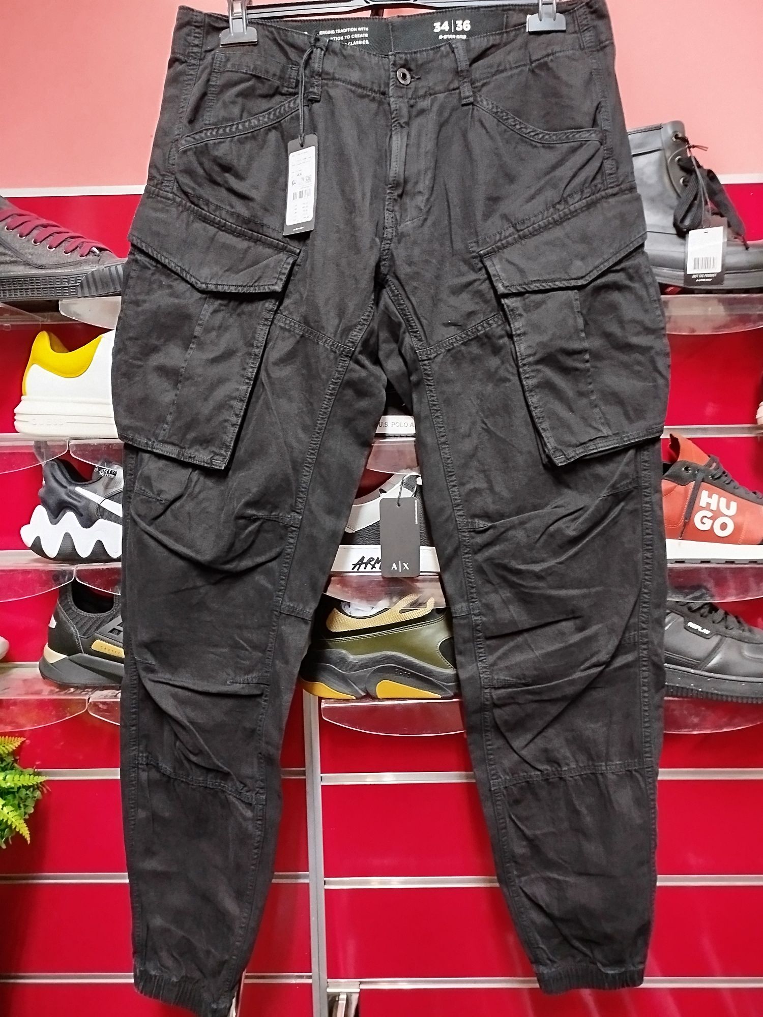 Оригинален панталон G-Star Raw Cargo 3D W34 W36 W38 мъжки долнище