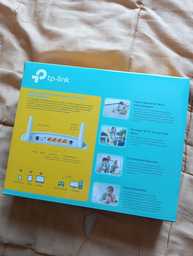 Продам Wifi роутер Tplink TD-W8961N