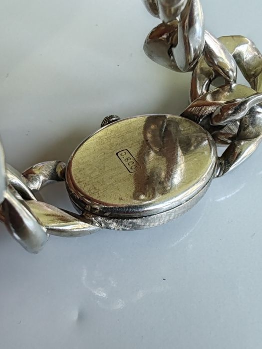 Ceas Pringeps Argint Mecanic - Funcționează excelent!