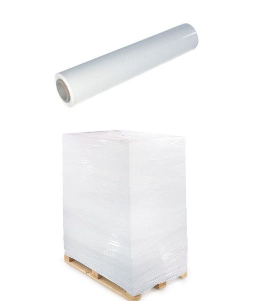 Folie ambalat  stretch 2,5 kg -3,0 kg ,culoare neagra și alba