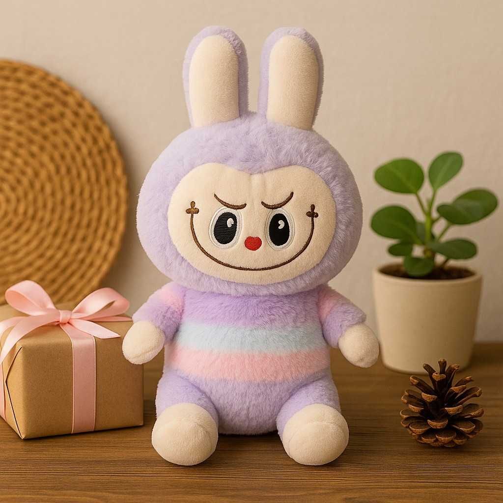 Очарователна плюшена играчка Лабубу – 25 см