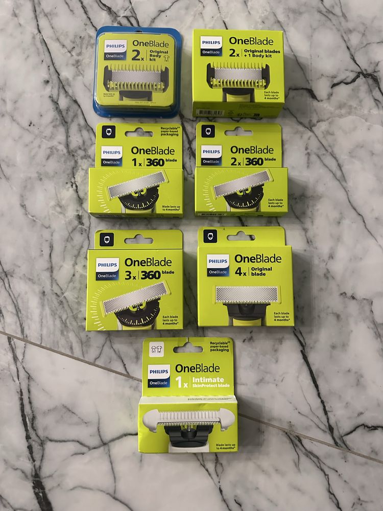 Philips OneBlade 360, Original, Intim // 5 in 1 accesorii incluse