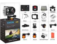 Camera video EKEN UHD 4K sport 170 grade,Subacvatica 30m,Kit accesorii