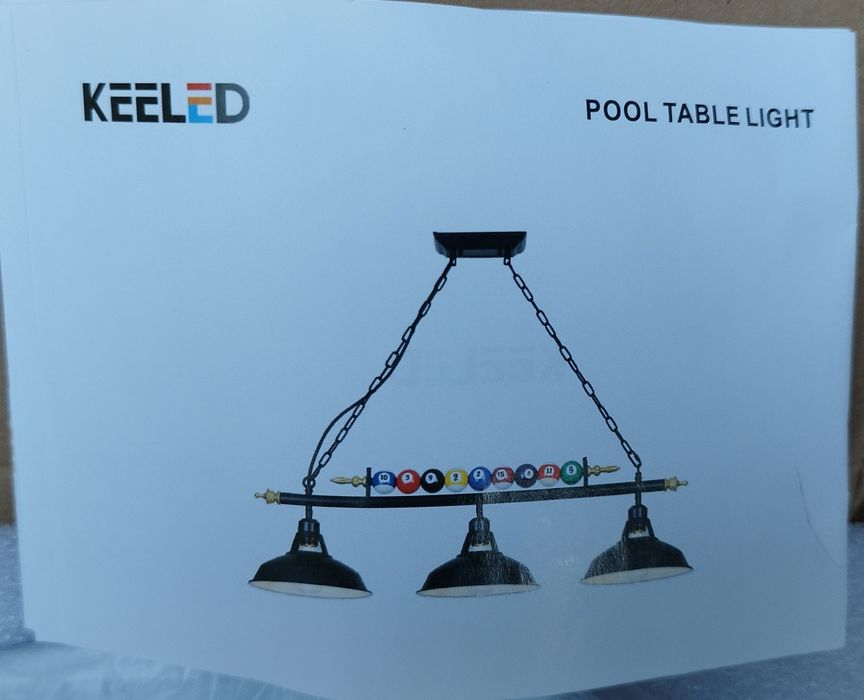 3-лампи за билярдна маса.