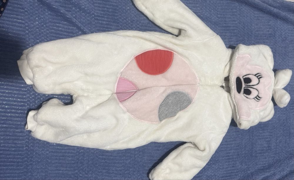 Теплый детский комбинезон