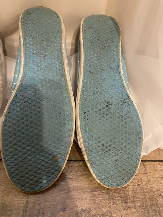 Сини Кецове на бели точки Vans