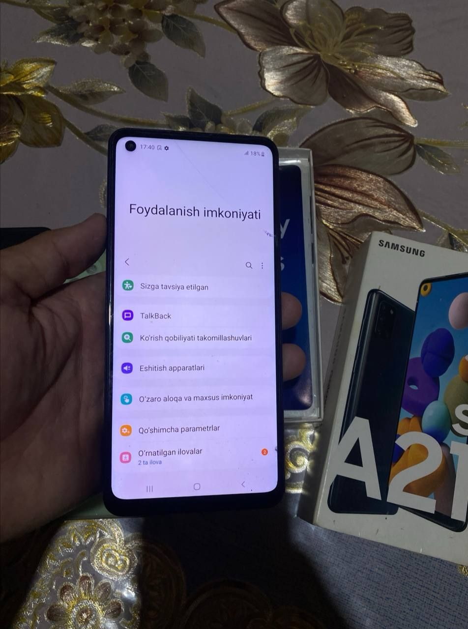 Samsung A21s sotiladi ishlashi zur manzil Qashqadaryo