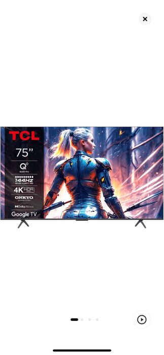 Tv tcl qled 75t0b smart 4k