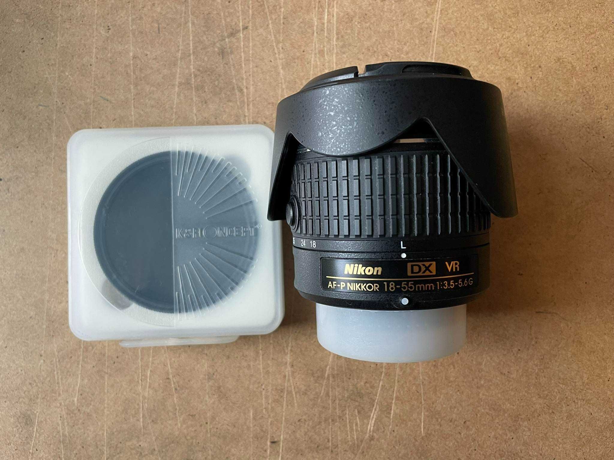Nikon D5600 18-55 VR Kit + Nikon DX AF-S Nikkor 55-200mm + аксесоари