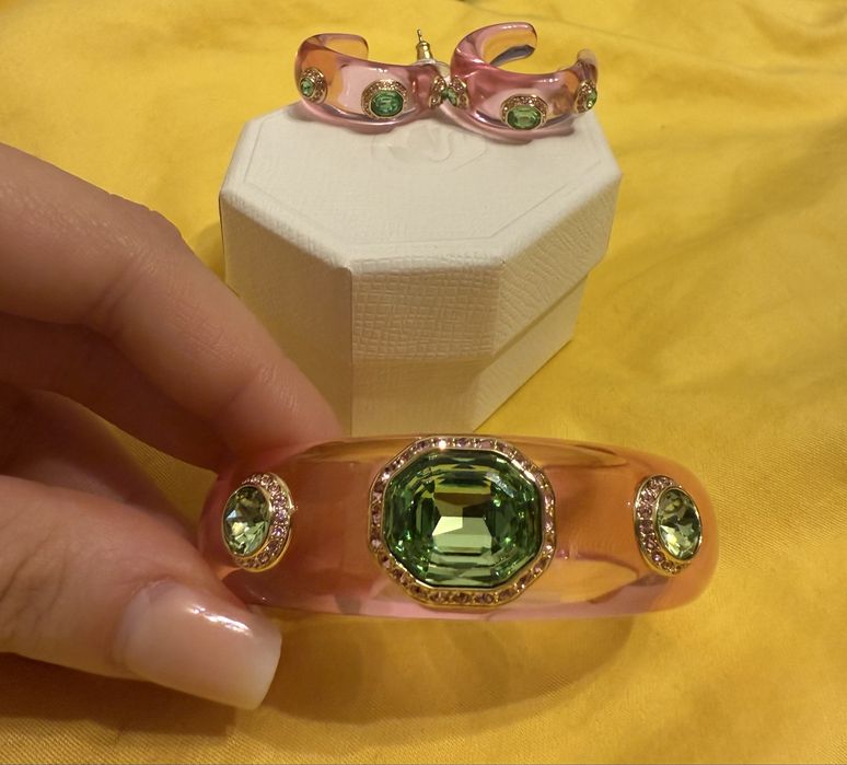 Set Swarovski bratara si cercei