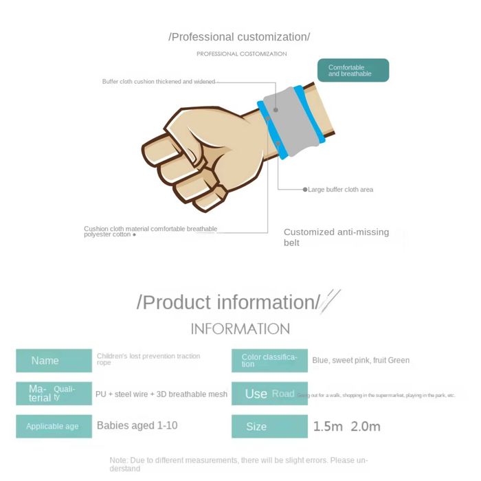 Bratara de Siguranta in Aglomeratie pentru Copii si Aduti, 2m