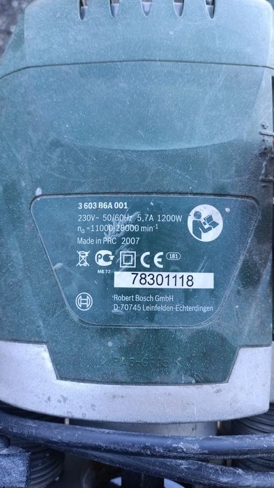 Vand ruter bosch pof 1200 ae