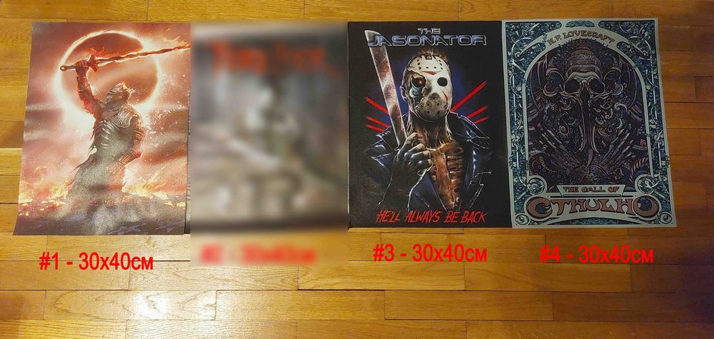 Плакати - Batman, Evil Dead, Dexter, Scarface, Dark Souls и други