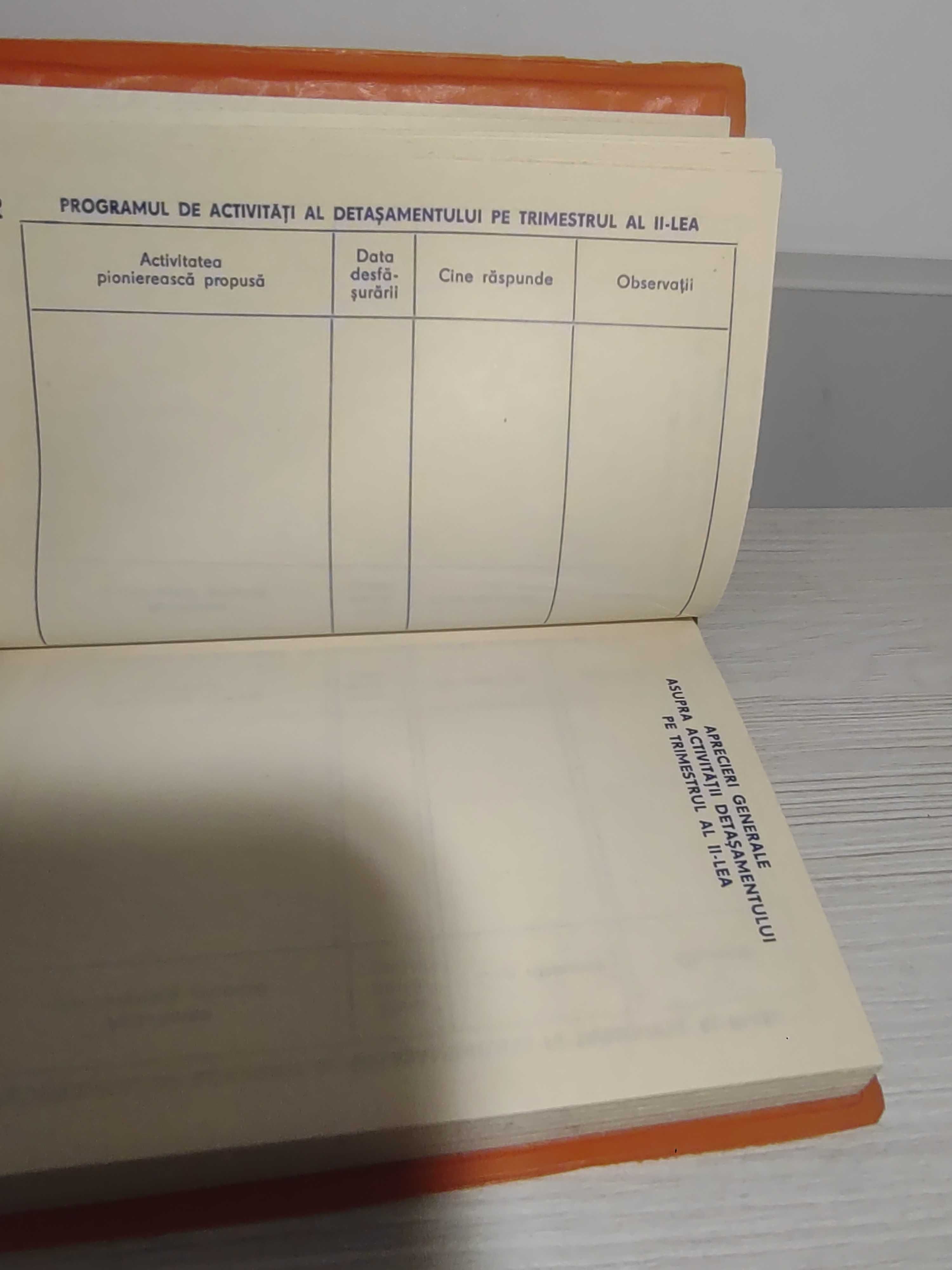 Comunism, Carnetul comandantului -instructor de pionier An 1984