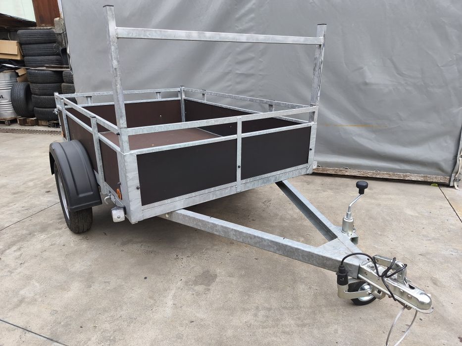 Remorcă nouă, nefolosită, 750 kg, 2m x 1.3m, import recent Olanda!