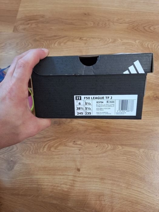 Ghete fotbal adidas F50 league copii