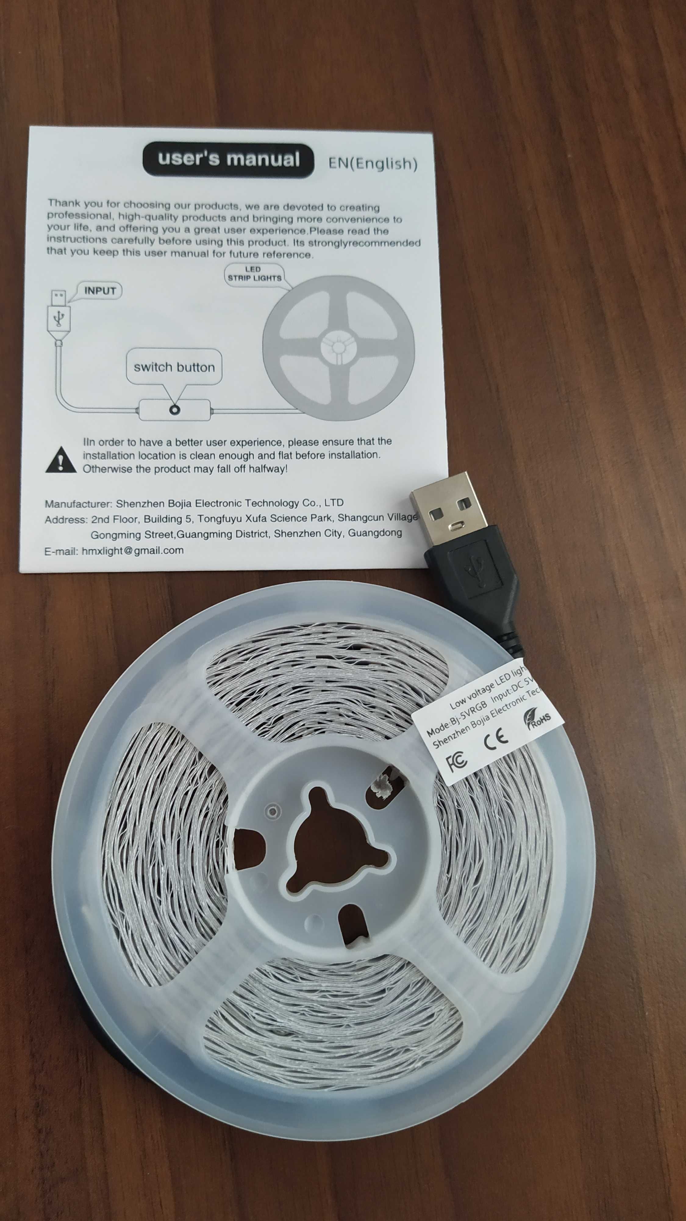 LED светлини / LED лента 10м -  USB захранване