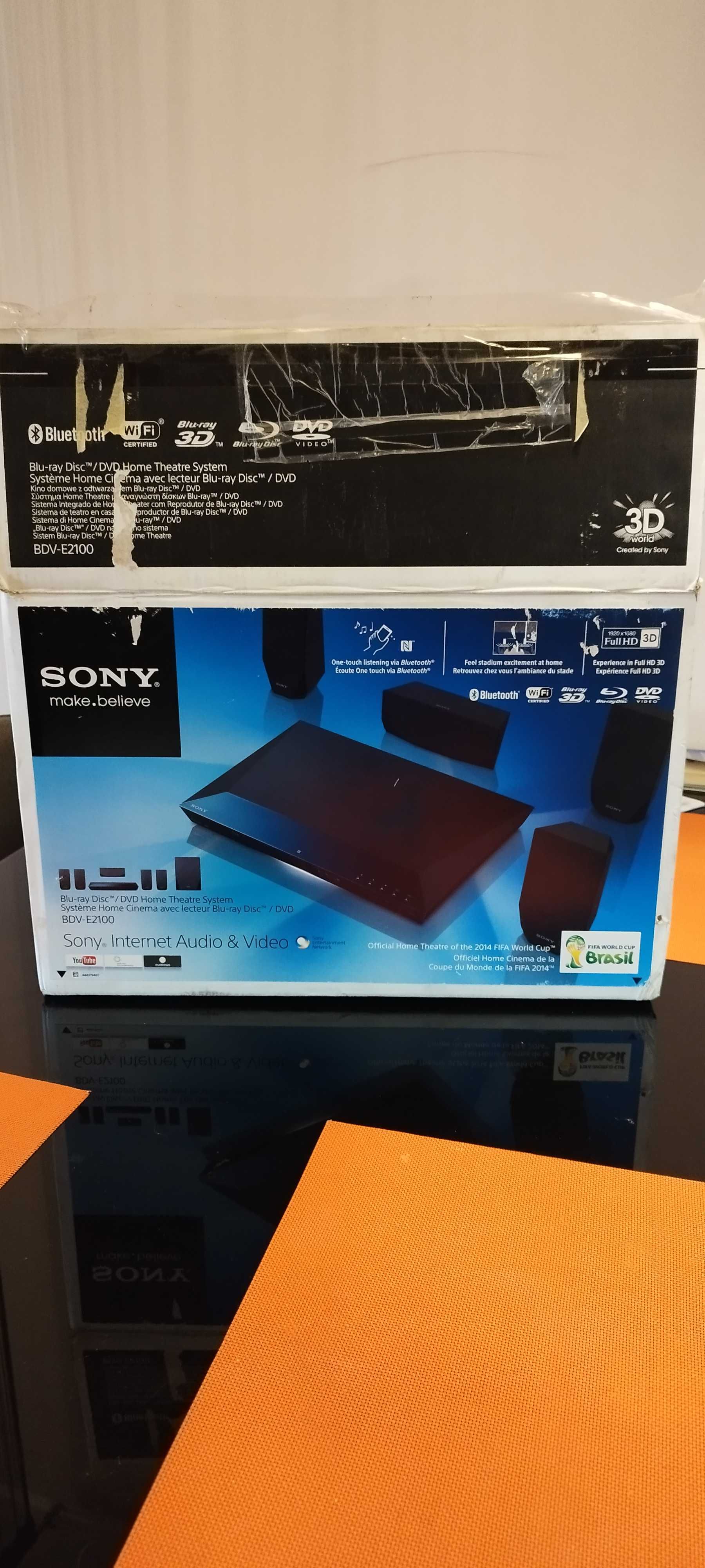 3D, Blu-ray, Wifi, Bluetooth домашно кино Sony BDV e2100